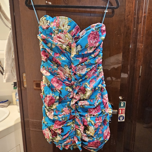 Mabel Floral short mini dress M - Picture 4 of 9